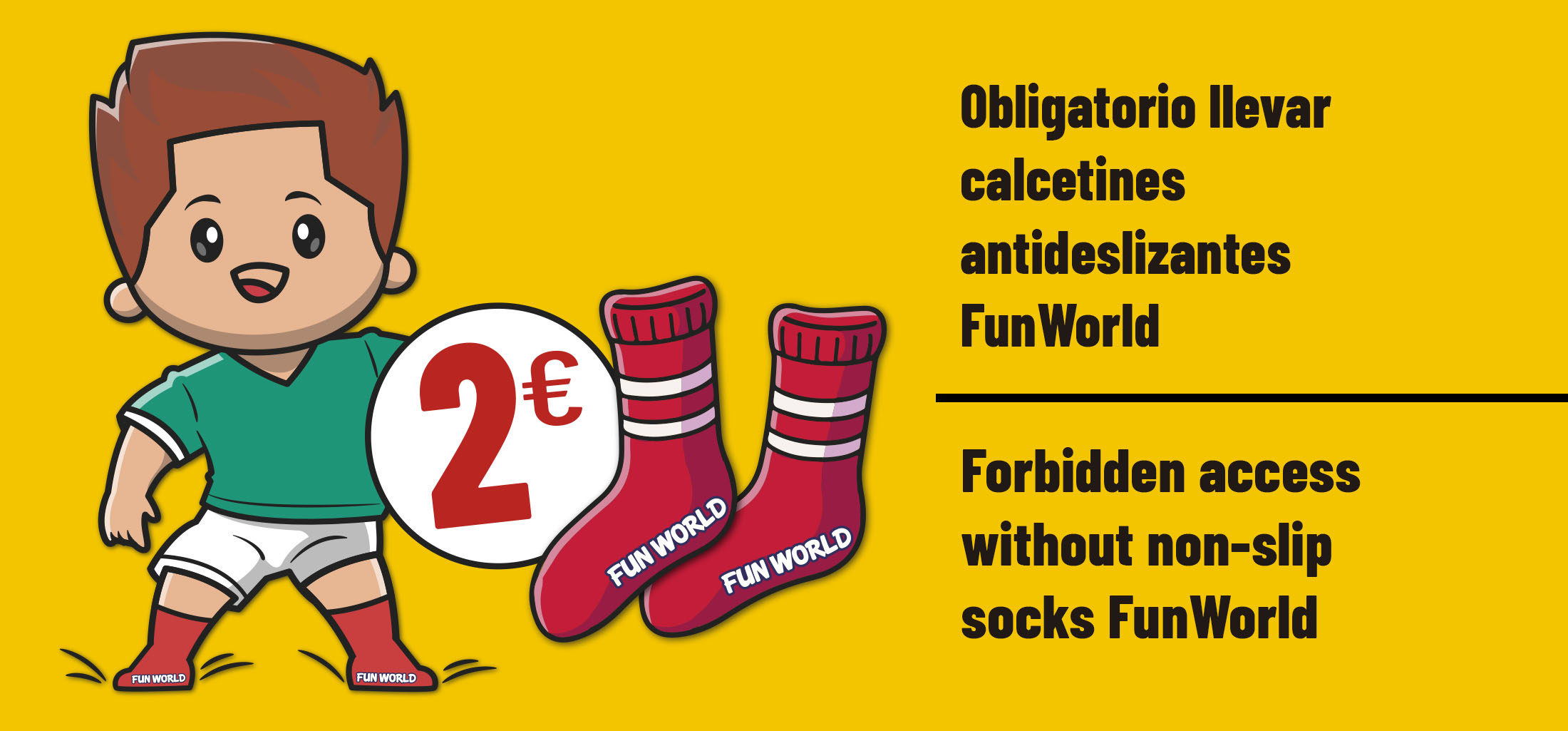 fun world calcetines 2euros mallorca alcudia movil